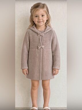 💕Magil 💕made in Italy🇮🇹 kids pink💕sweater coat size 4t